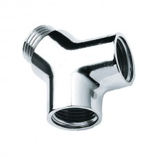 Bonfix Y-stuk 1/2" x 1/2" x 1/2" verschroomd