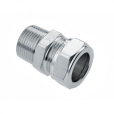 Bonfix Puntstuk 1/2" buitendraad x 15 mm Vernikkeld