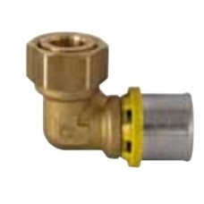 Gas - Knie pers x binnendraad gas 3/4"x20